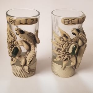 Shot glasses from Belize